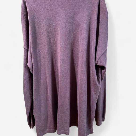 Armani Exchange Vintage High Low Grey Cardigan button Top size XL Women’s - Picture 5 of 8